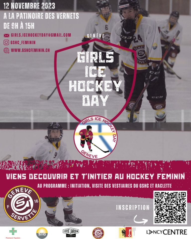 Girl Ice Hockey Day – Viens t’amuser avec nous !